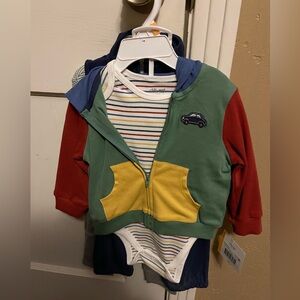 Little Me with tags long sleeve jacket set for little boy!